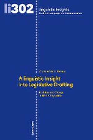 A linguistic Insight into Legislative Drafting de Giulia Adriana Pennisi