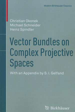 Vector Bundles on Complex Projective Spaces: With an Appendix by S. I. Gelfand de Christian Okonek