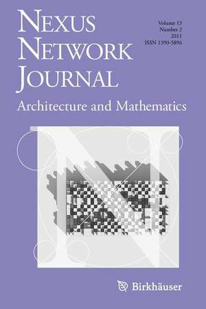 Nexus Network Journal 13,2: Architecture and Mathematics de Kim Williams