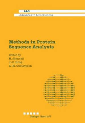 Methods in Protein Sequence Analysis de Jörnvall