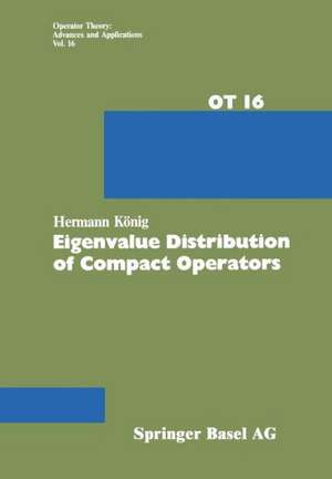 Eigenvalue Distribution of Compact Operators de H. König