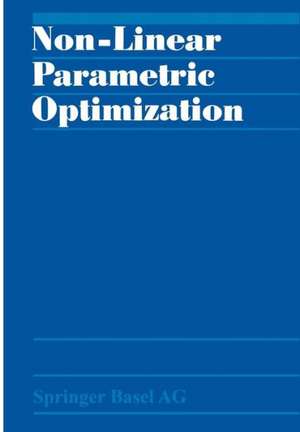 Non-Linear Parametric Optimization de Bank