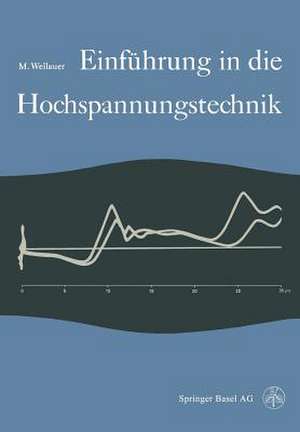 Einführung in die Hochspannungstechnik de M. Wellauer