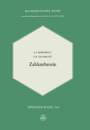 Zahlentheorie de S.J. Borewicz