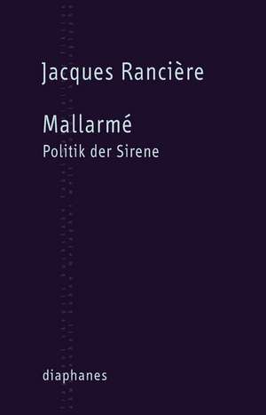 Mallarmé de Jacques Rancière