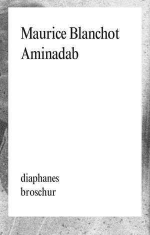 Aminadab de Maurice Blanchot