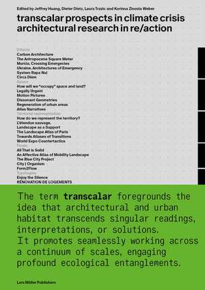 Transcalar Prospects in Climate Crisis de Jeffrey Huang