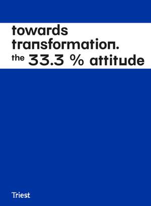 Towards Transformation de ETH-Studio Jan de Vylder