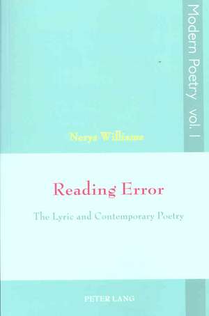 Reading Error de Nerys Williams