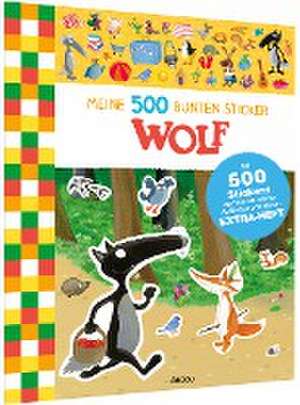 Meine 500 bunten Sticker: Wolf de Oriane Lallemand