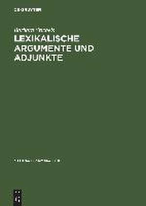 Lexikalische Argumente und Adjunkte: Zum semantischen Beitrag von verbalen Präfixen und Partikeln de Barbara Stiebels