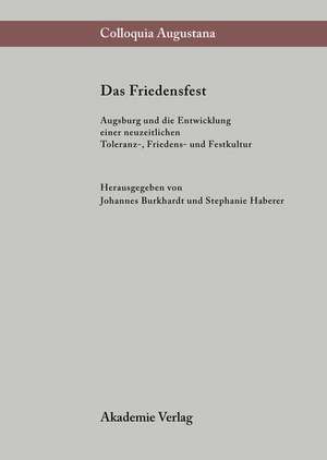Friedensfest de Johannes Burkhardt