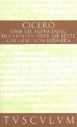 Über die Auffindung des Stoffes / De inventione: Lateinisch - Deutsch de Cicero