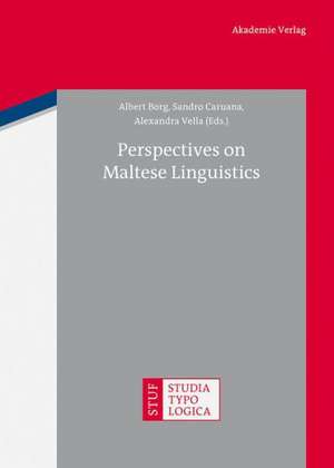 Perspectives on Maltese Linguistics de Albert Borg