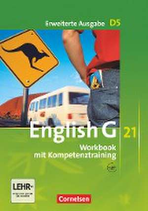 English G 21. Erweiterte Ausgabe D 5. Workbook Workbook mit Audios online de Jennifer Seidl