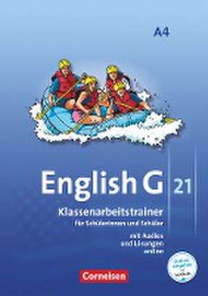 English G 21. Ausgabe A 4. Klassenarbeitstrainer mit Audios und Lösungen online de Senta Friedrich