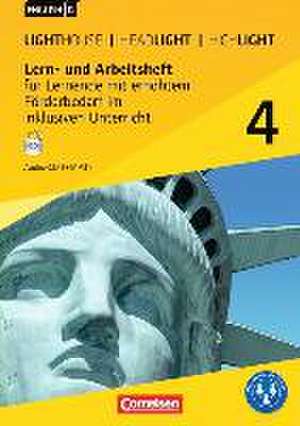 English G Lighthouse / English G Headlight / English G Highlight 04: 8. Schuljahr. Lern- und Arbeitsheft für Lernende mit erhöhtem Förderbedarf im inklusiven Unterricht de Beate Lindemann