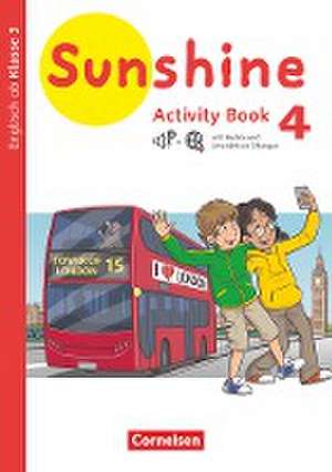 Sunshine 4. Schuljahr - Baden-Württemberg, Hessen, Niedersachsen - Activity Book mit interaktiven Übungen online de Tanja Beattie