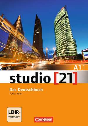 studio 21 Grundstufe A1: Teilband 1. Kurs- und Übungsbuch mit DVD-ROM de Hermann Funk