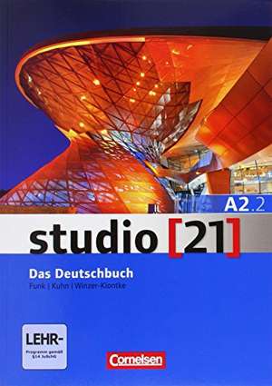 studio [21] Grundstufe A2: Teilband 2 - Das Deutschbuch (Kurs- und Übungsbuch mit DVD-ROM) de Hermann Funk