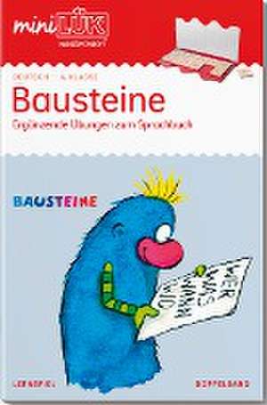 miniLÜK. 4. Klasse - Deutsch: Bausteine - Übungen angelehnt an das Lehrwerk (Doppelband) de Antonia Gwiasda