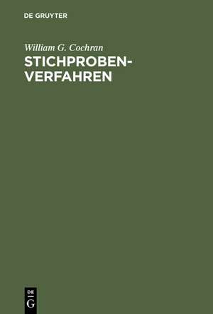 Stichprobenverfahren de William G. Cochran