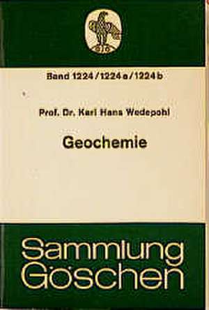 Geochemie de Karl H. Wedepohl