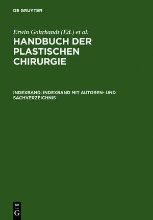 Indexband mit Autoren- und Sachverzeichnis de Joachim Christian Gabka