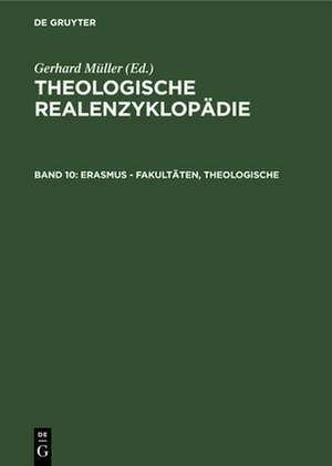 Erasmus - Fakultäten, Theologische de Gerhard Müller