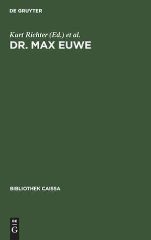 Dr. Max Euwe: e. Ausw. seiner besten Partien mit Orig.beitr. führender Meister de Kurt Richter