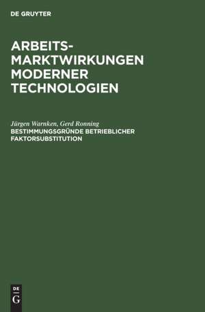 Bestimmungsgründe betrieSicher Faktorsubstitution de Jürgen Warnken