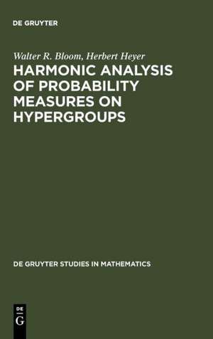 Harmonic Analysis of Probability Measures on Hypergroups de Walter R. Bloom