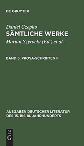 Prosa-Schriften II de Ulrich Seelbach