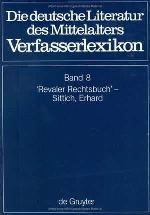 'Revaler Rechtsbuch' - Sittich, Erhard de Burghart Wachinger