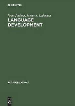 Language Development de Peter Jordens