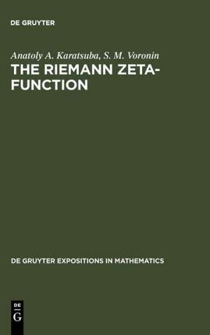 The Riemann Zeta-Function de Anatoly A. Karatsuba