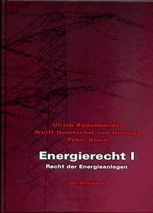 Recht der Energieanlagen de Ulrich Büdenbender