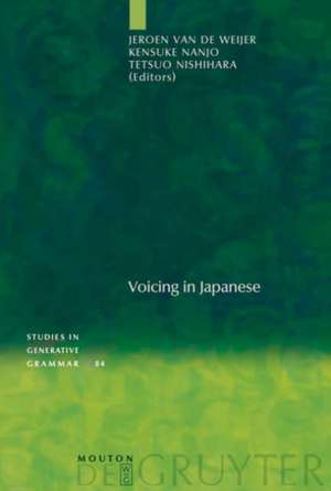 Voicing in Japanese de Jeroen van de Weijer