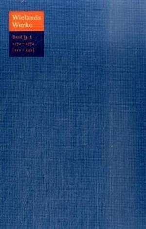 Text: [Sokrates mainomenos] oder die Dialogen des Diogenes von Sinope. Beyträge zur Geheimen Geschichte des menschlichen Verstandes und Herzens. Combabus. Die Grazien. Der Neue Amadis. Gedanken über eine alte Aufschrift. Rezensionen. Januar 1770 – Mai 1772. [11 de Hans-Peter Nowitzki