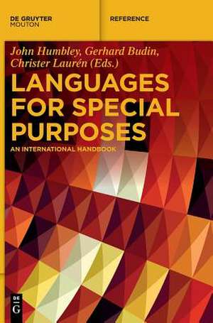 Languages for Special Purposes: An International Handbook de Christer Laurén