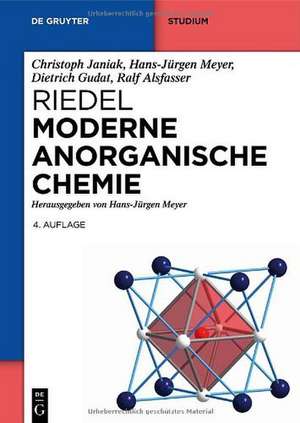 Riedel Moderne Anorganische Chemie de Christoph Janiak