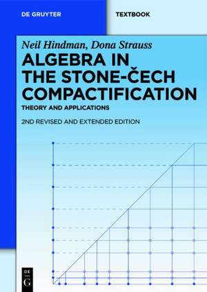 Algebra in the Stone-Cech Compactification: Theory and Applications de Neil Hindman