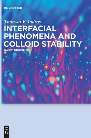 Interfacial Phenomena and Colloid Stability: Basic Principles de Tharwat F. Tadros