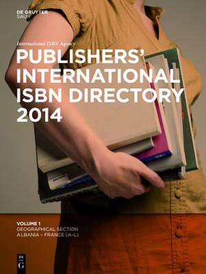 Publishers' International ISBN Directory 2014: eBookPlus de International ISBN Agency