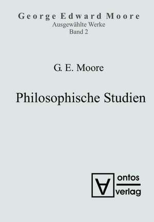 Philosophische Studien de George Edward Moore