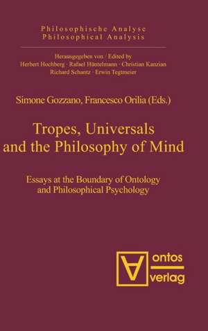 Tropes, Universals and the Philosophy of Mind de Simone Gozzano