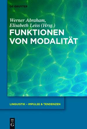 Funktionen von Modalität de Werner Abraham