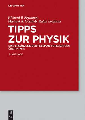 Tipps zur Physik: Eine Ergänzung de Richard P. Feynman