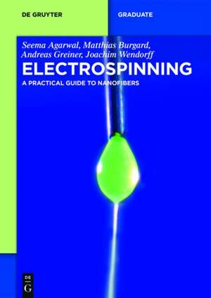 Electrospinning: A Practical Guide to Nanofibers de Seema Agarwal