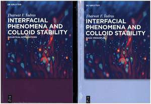 [Set] Interfacial phenomena and Colloid Stability: Basic Principles and Applications de Tharwat F. Tadros